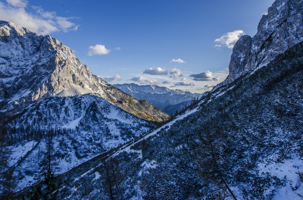 Public Domain Images - Mountain Snow Peak Blue Sky 